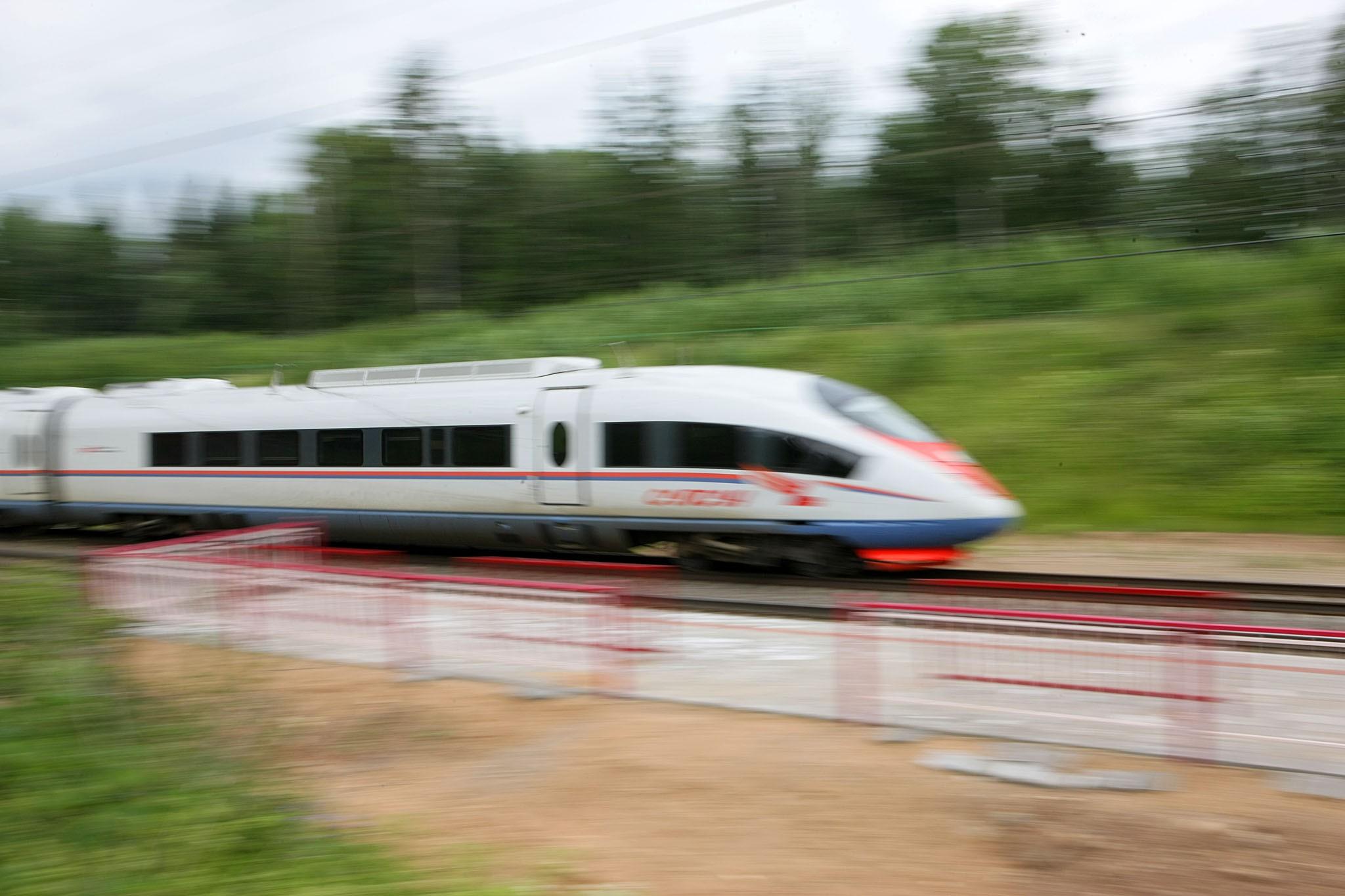 Sapsan Train, high speed connection between Moscow and St. Petersburg
