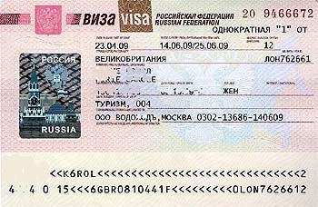 Russian Tourist Visa